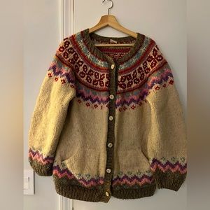 Vintage Hand Knit Cardigan